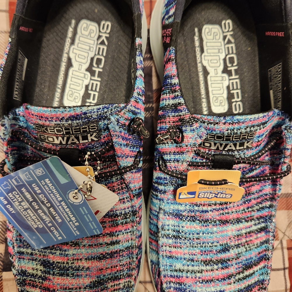 Skechers Slip-Ins Colorful Knit Shoes